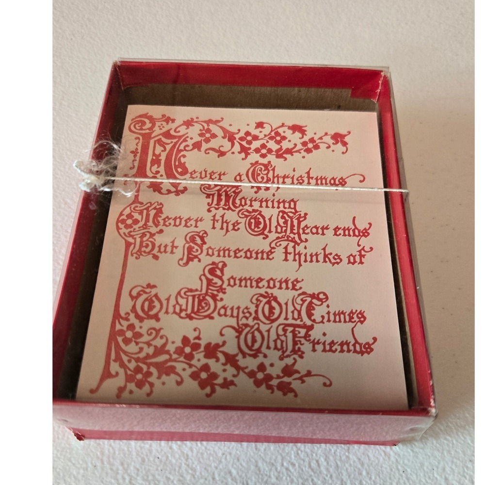 Vintage Marian Heath Christmas Cards A168 Boxed Set 15 Cards Old Friends
